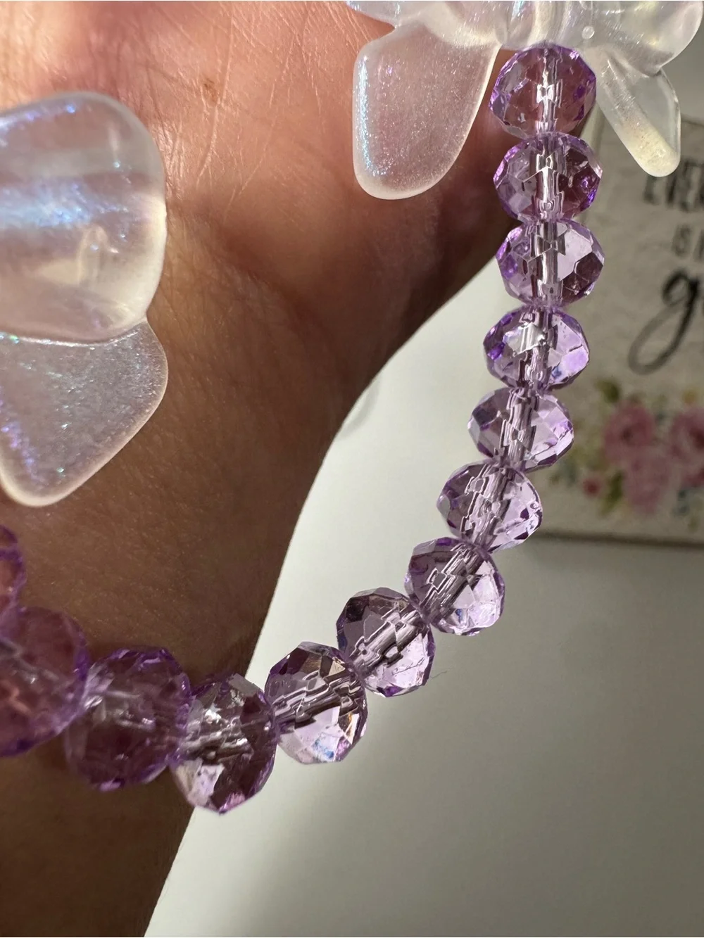 Bling Bling Purple with Bow Phone/Key/Bag Chain #P1104